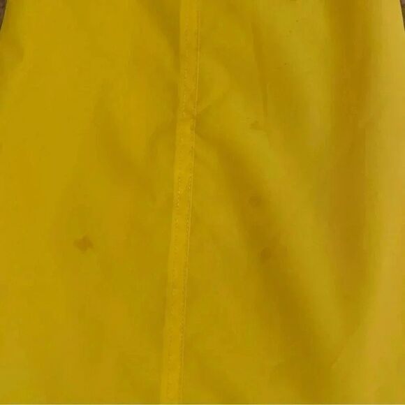 Lacoste Unisex Yellow Sportswear Outwear Wind Jacket Oversized Zipper SZ L - Picture 11 of 12